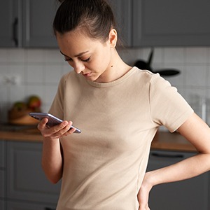 Poor posture and neck pain