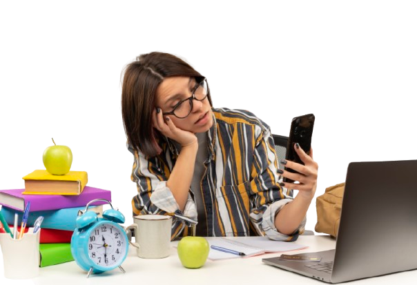 Long Hours on Laptops and Mobile Phones