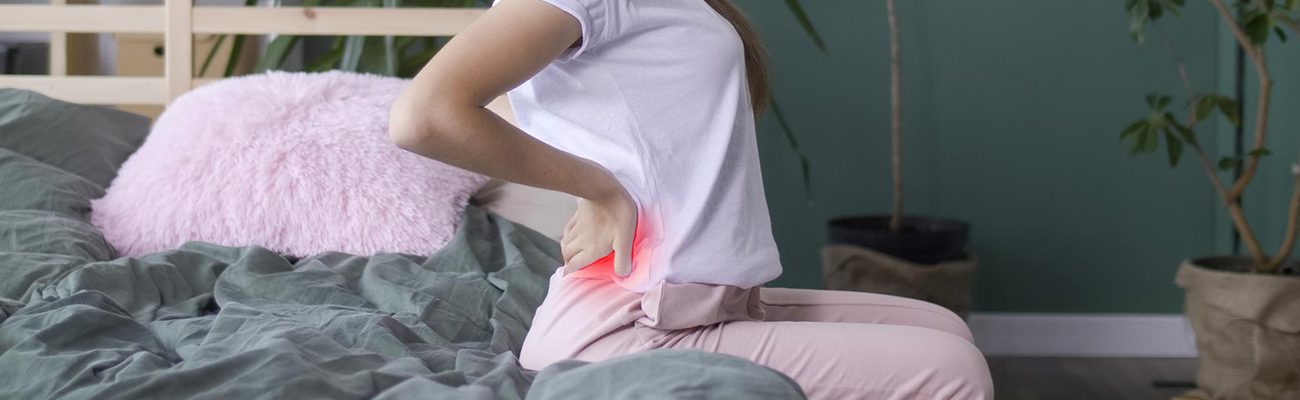 Poor posture and alignment drift causing morning back pain